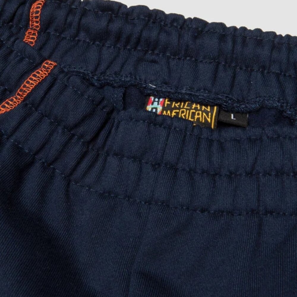AACA Joggers w/ Color Contrast Stitch 90s Hip Hop Sweatpants Multicolor - Picture 4 of 8